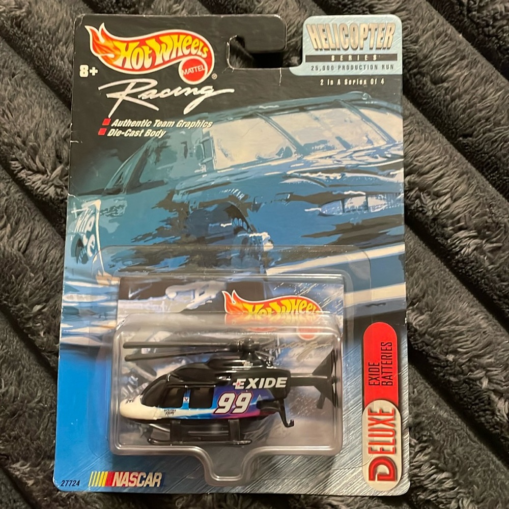 Mattel NASCAR helicopter